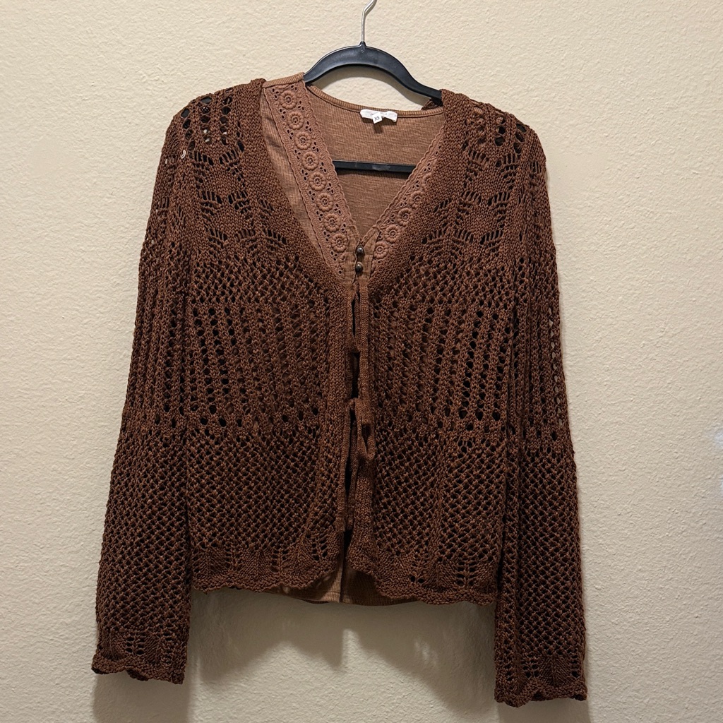 252 Maurices Crochet Cardigan